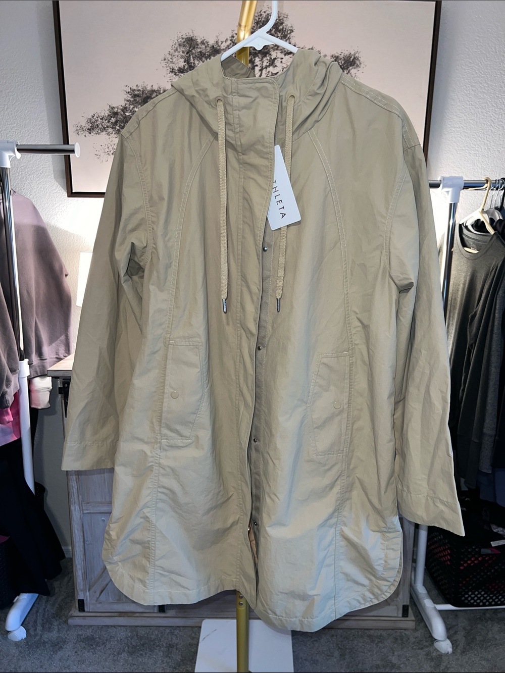 Athleta Everywhere Anorak Hooded Coat Women’s Size M- NWT